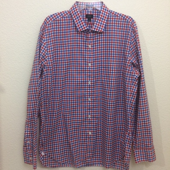 J. Crew Mens Ludlow Long Sleeve Button Front Shirt - Picture 3 of 8